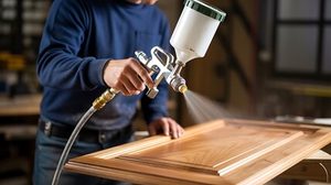 cabinet staining